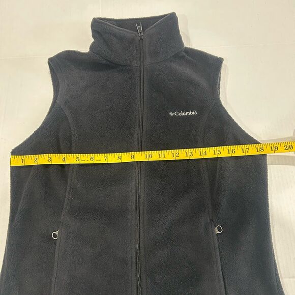 Columbia Vest Women’s Size S Color Black Full Zip Fleece - Picture 8 of 9
